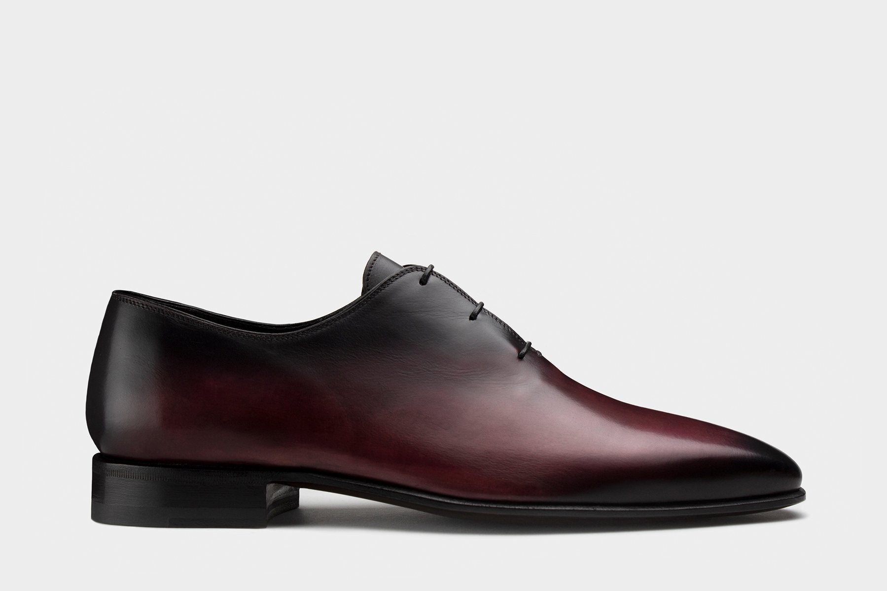 Marco Wine Red Wholecut Italian Bespoke Shoes