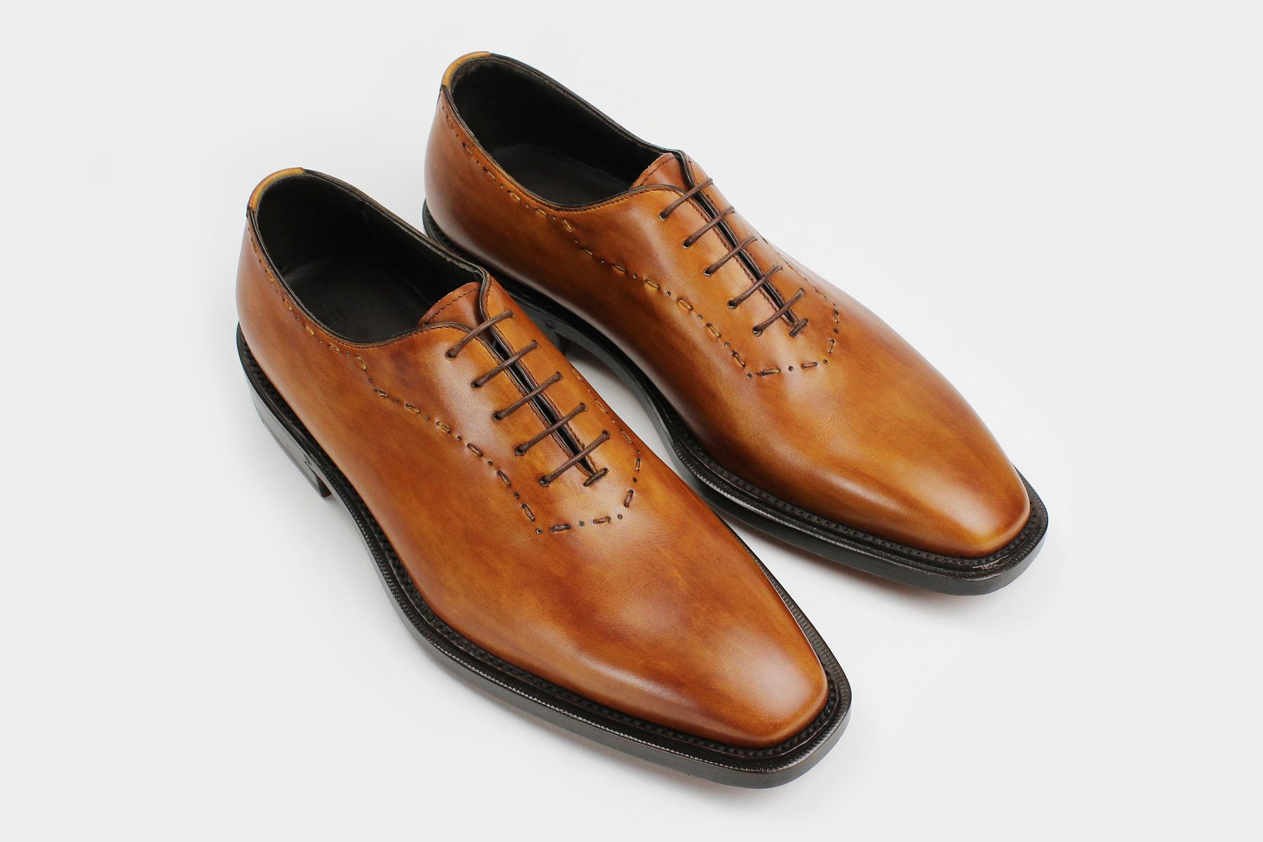 British tan oxford shoes online